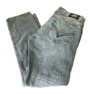 JSK Joe‎ Sap Kustomz Co. Men’s 34 Denim Jeans Straight Slim Fit Night Out Casual